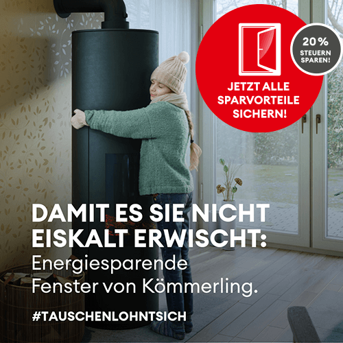 Energiesparende Fenster von Kömmerling